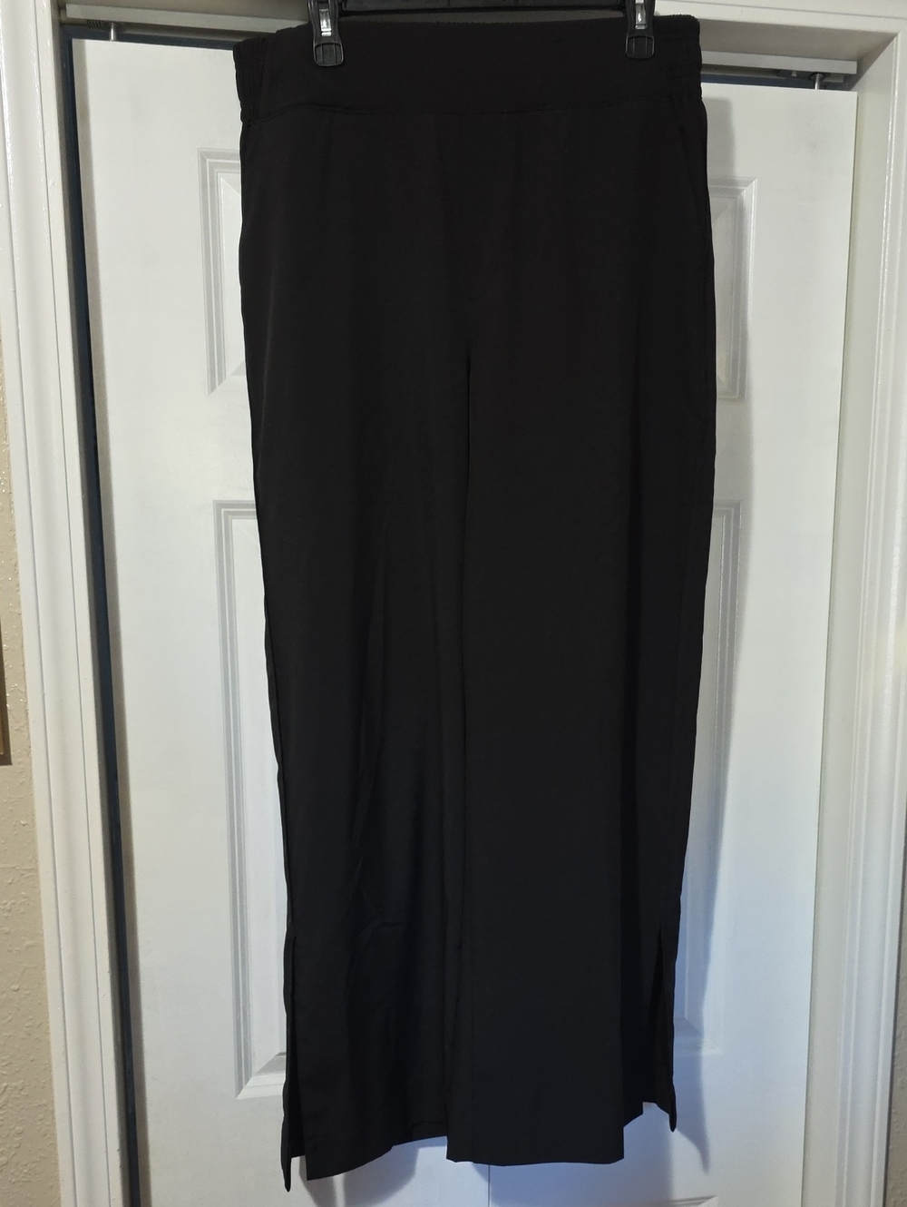 Old Navy Stretchtech Women's Black Wide-Leg Pull-On Pants